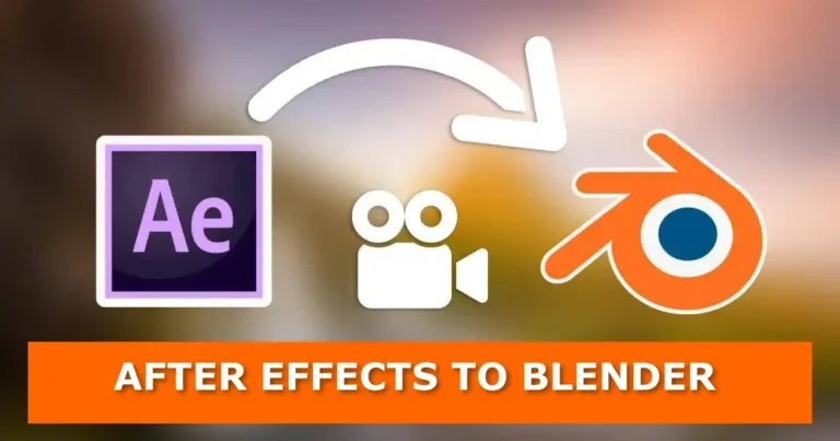 How to transfer camera tracking data from After Effects to Blender in easy steps