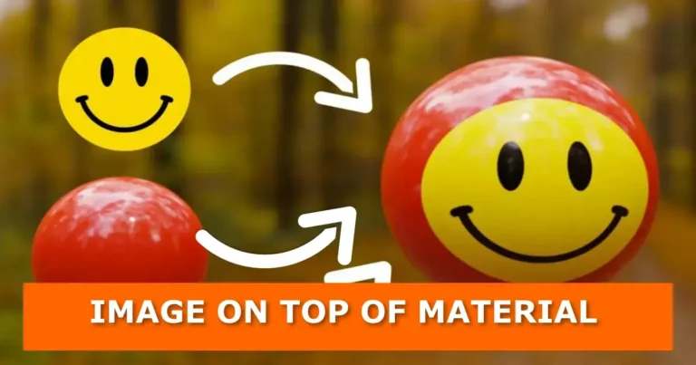 How to add a transparent png texture image on top of a material in Blender
