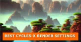 Best settings when using Blender's cycles X rendering engine