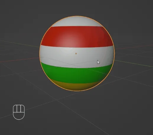 Demonstrating how to split a single object into multiple pieces based on its materials in Blender. The .gif shows entering Edit Mode by pressing Tab, pressing P to open the separate menu, selecting 'By Material,' and the object splitting into parts corresponding to its assigned materials.