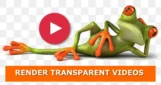 How to render videos that have transparent background in Blender's cycles and eevee render engines