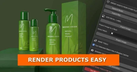 Product rendering tools addon for Blender