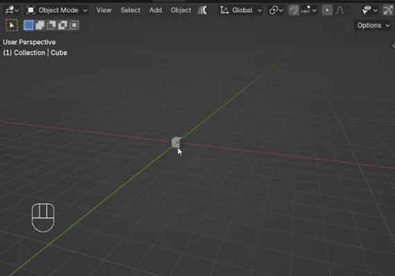 How to focus on an object using the view menu to focus