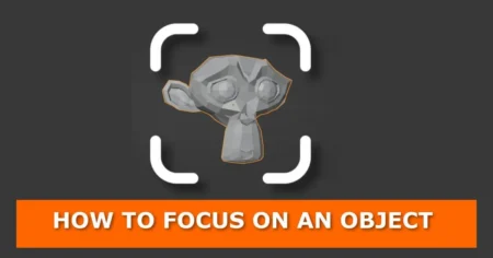 How to focus on the selected object in Blender