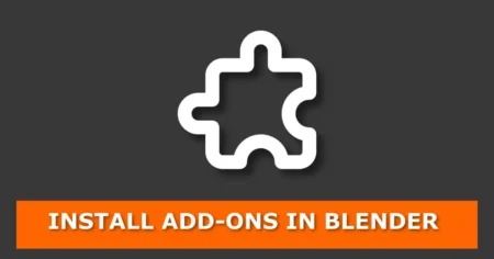 Installing add-ons in Blender
