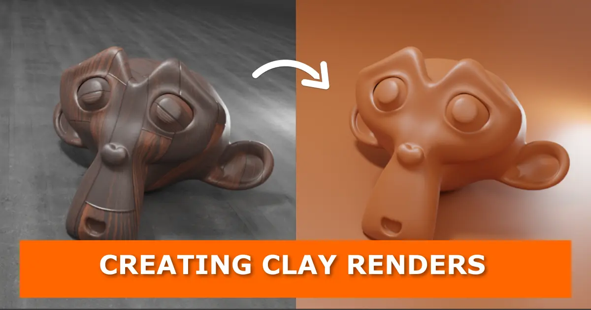 How to create clay renders in Blender