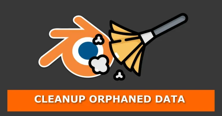 How to Delete Unused Materials and All Orphaned Data in Blender