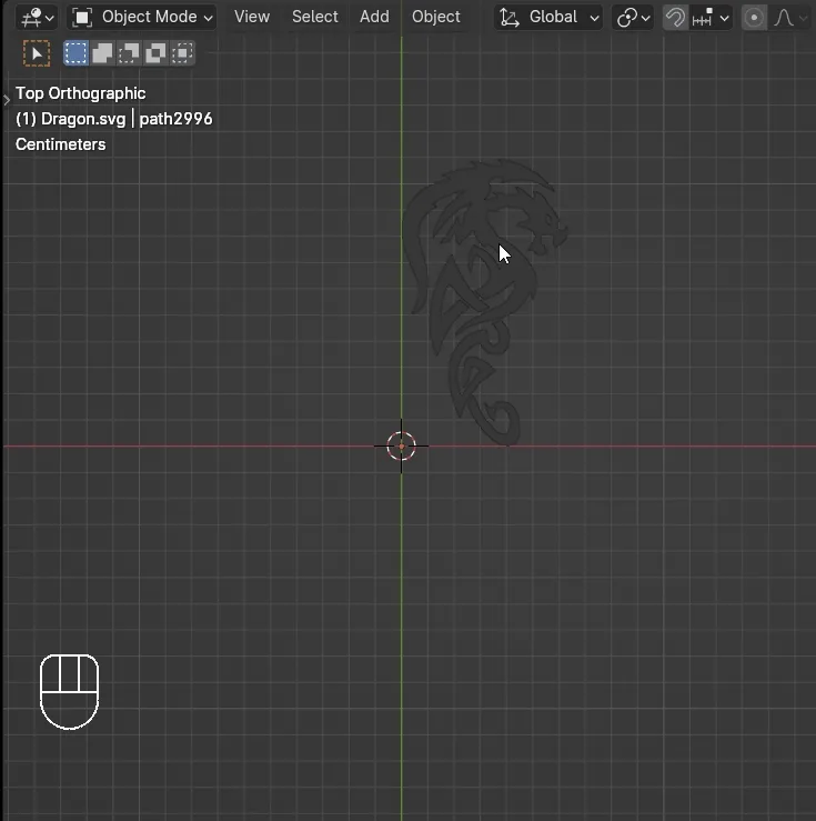 How To Convert Svg Files Into 3D Objects In Blender A screen recording of blender user interface showing how to adjust an svg file that has been imported into blender in edit mode.