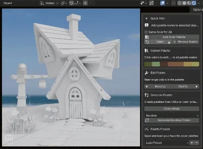Color Palette Pro Blender Addon