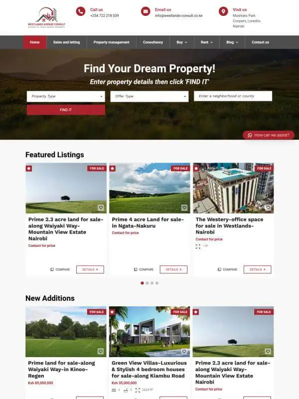 Westlands avenue consult