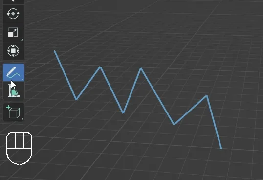 Blender annotate tool - eraser mode