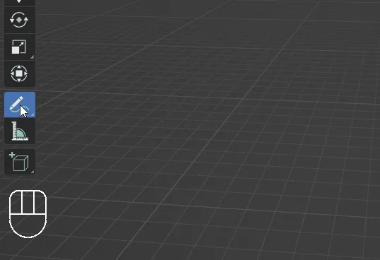 Blender annotate tool - polygon mode