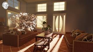 Modern living room visualization