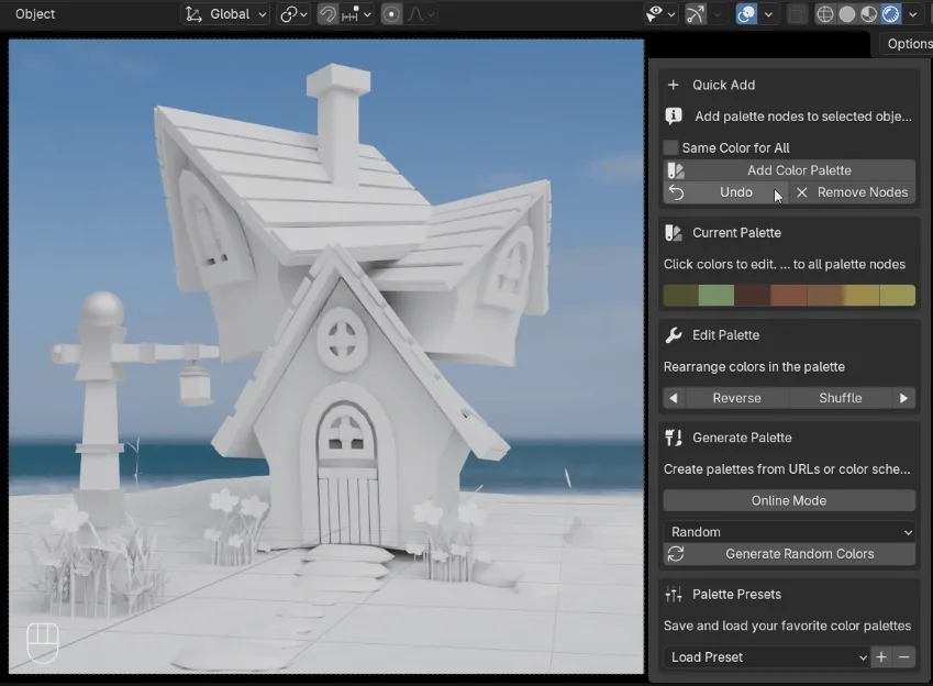 Color Palette Pro - Professional Color Management for Blender