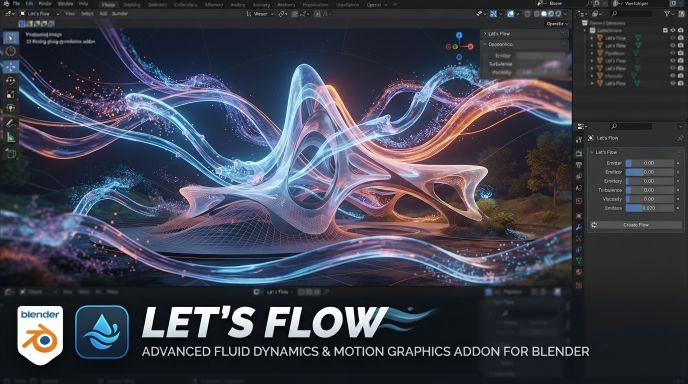 Add Multiple Fluid Simulation in SECONDS — No Setup, No Baking!