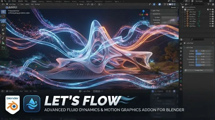 Add Multiple Fluid Simulation in SECONDS — No Setup, No Baking!
